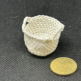 panier en crochet 2 poignées